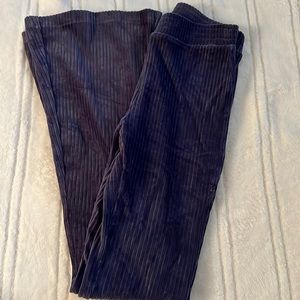 Purple Aerie flared sweatpants